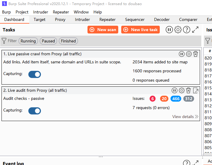 Burp Suite Pro v2020.12.1 安装及下载